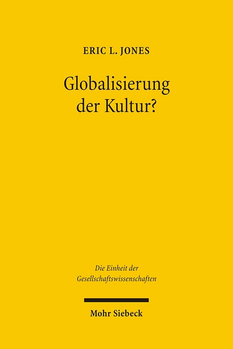 Globalisierung der Kultur? - Eric L. Jones