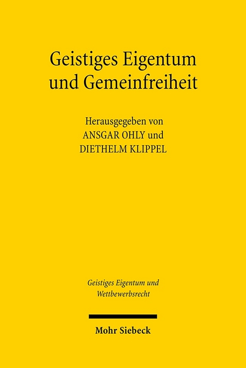 Geistiges Eigentum und Gemeinfreiheit - 