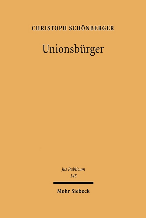 Unionsbürger - Christoph Schönberger