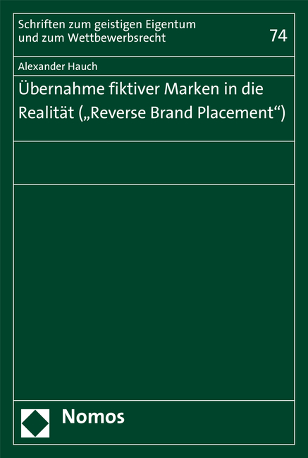 Übernahme fiktiver Marken in die Realität ("Reverse Brand Placement") - Alexander Hauch