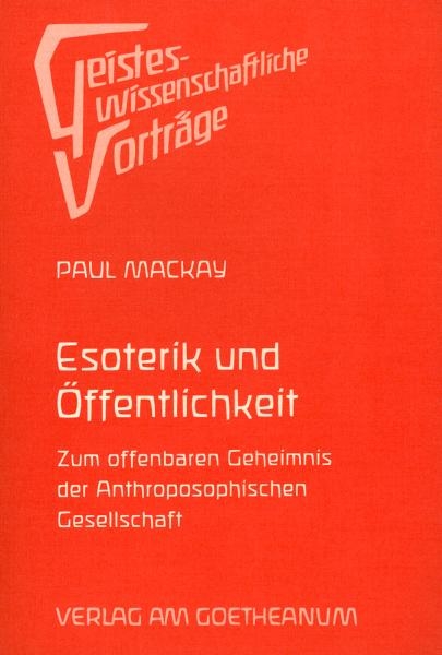 Esoterik und Öffentlichkeit - Paul Mackay