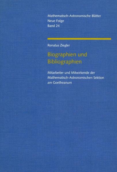 Biographien und Bibliographien - Renatus Ziegler