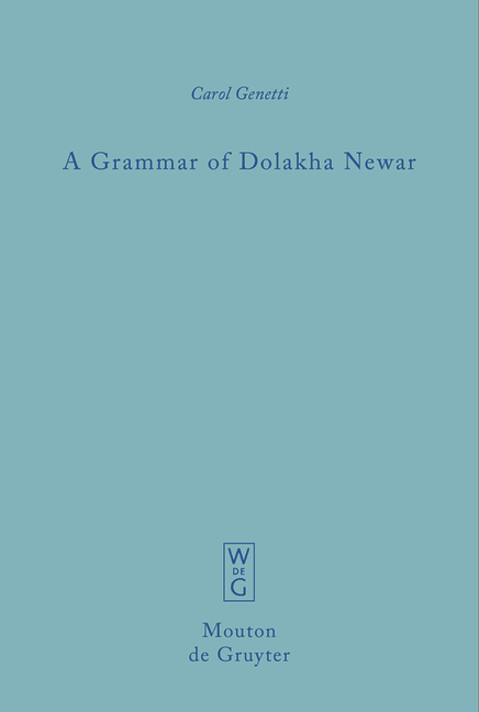 A Grammar of Dolakha Newar - Carol Genetti