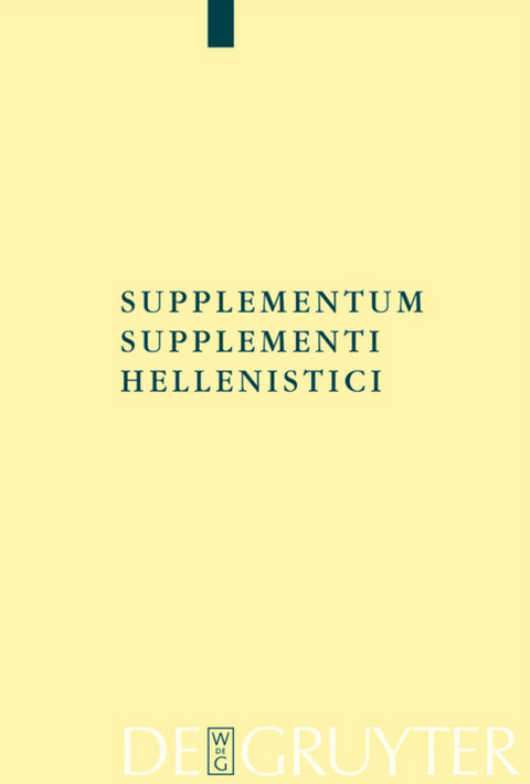 Supplementum Supplementi Hellenistici - 