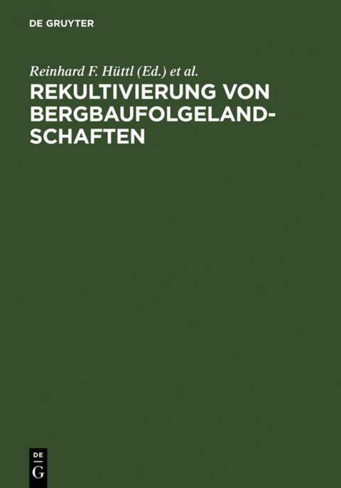 Rekultivierung von Bergbaufolgelandschaften - 