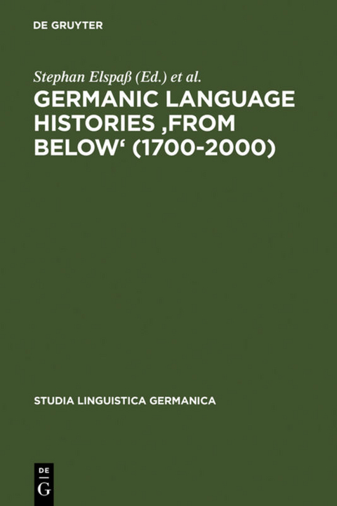 Germanic Language Histories 'from Below' (1700-2000) - 