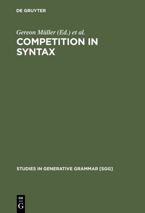 Competition in Syntax - 