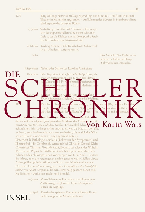 Die Schiller-Chronik - Karin Wais