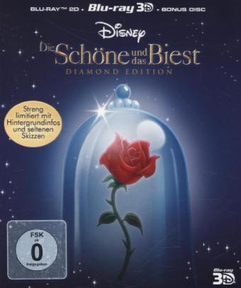 Die Schöne und das Biest 3D, 3 Blu-rays (Diamond Edition (2015)) - 