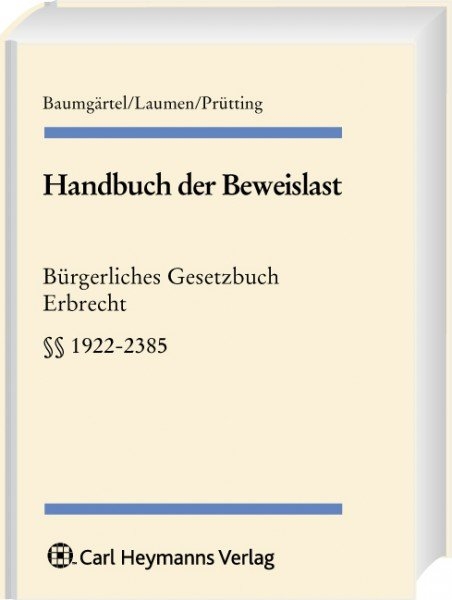 Handbuch der Beweislast - 