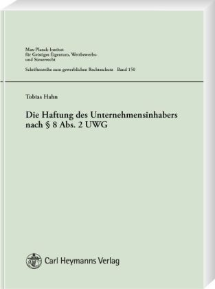 Die Haftung des Unternehmensinhabers - Tobias Hahn