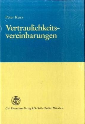 Vertraulichkeitsvereinbarung - Peter Kurz