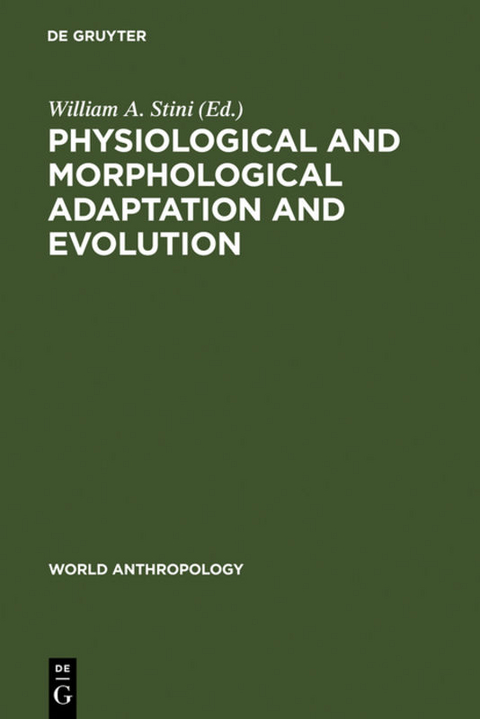 Physiological and Morphological Adaptation and Evolution - 