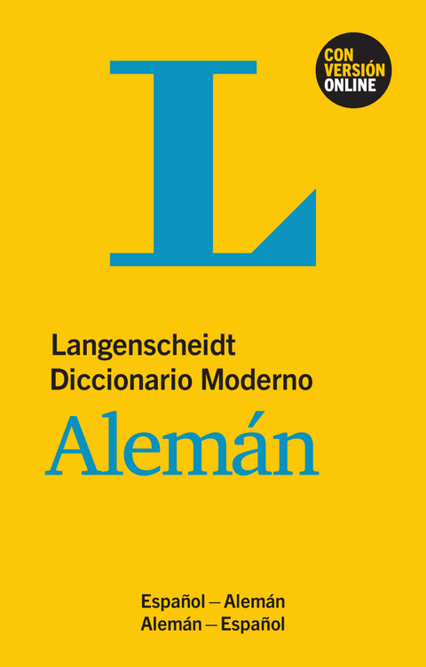 Langenscheidt Diccionario Moderno Alemán - Buch und Online - 