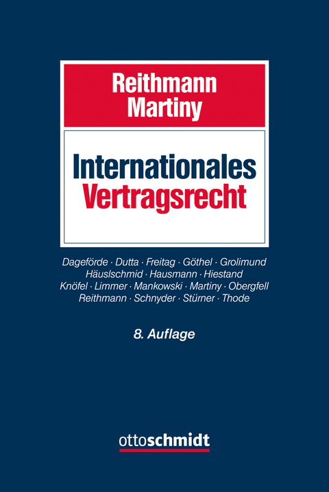 Internationales Vertragsrecht - 