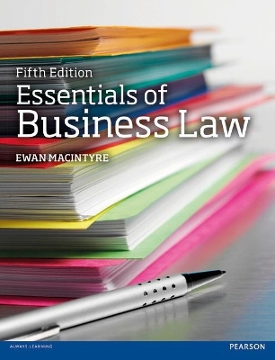 Essentials of Business Law MyLawChamber Pack - Ewan MacIntyre