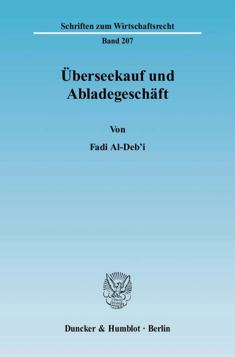 Überseekauf und Abladegeschäft. - Fadi Al-Deb'i