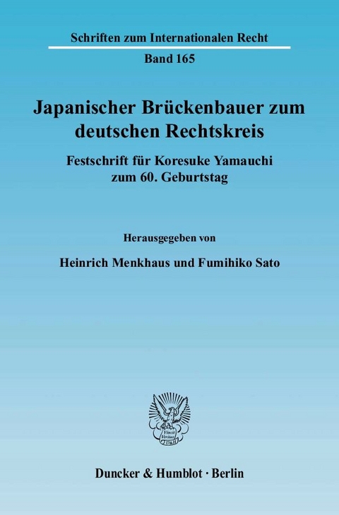 Japanischer Brückenbauer zum deutschen Rechtskreis. - 