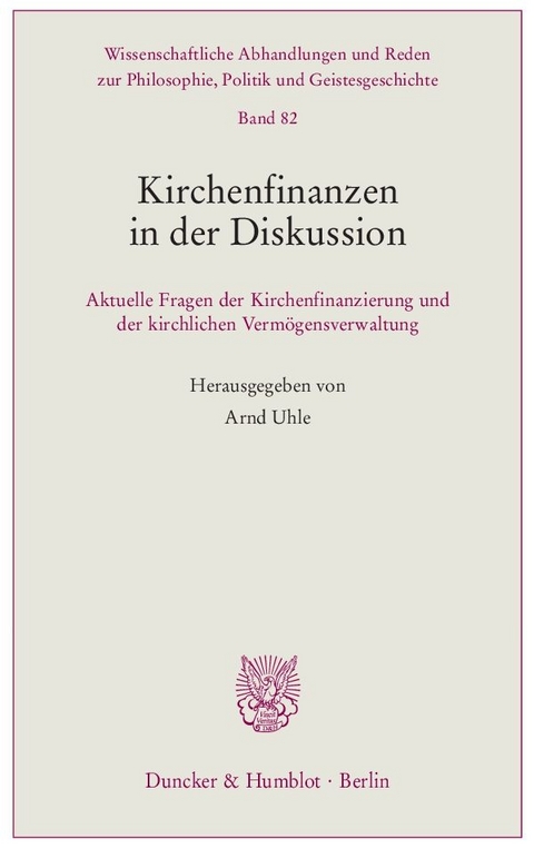 Kirchenfinanzen in der Diskussion. - 