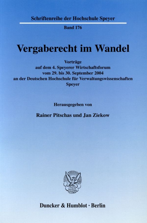 Vergaberecht im Wandel. - 