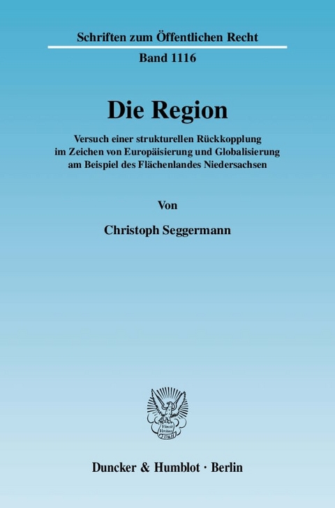 Die Region. - Christoph Seggermann