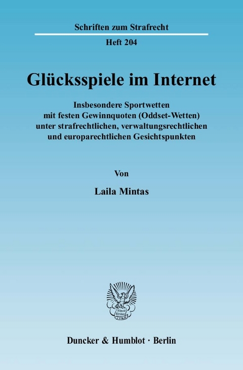 Glücksspiele im Internet. - Laila Mintas