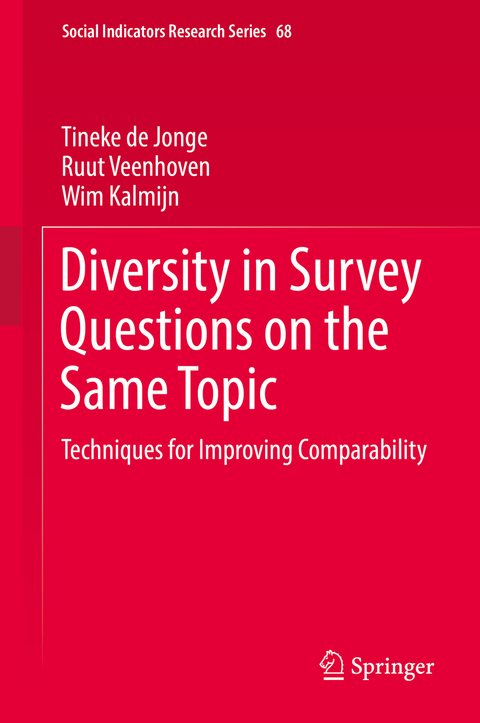 Diversity in Survey Questions on the Same Topic - Tineke de Jonge, Ruut Veenhoven, Wim Kalmijn