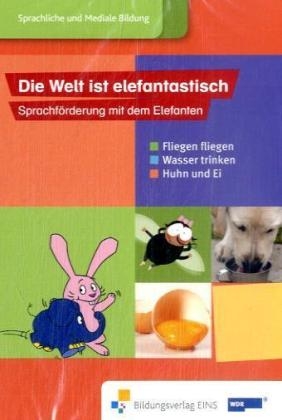 Paket 1  "Die Welt ist elefantastisch Sprachförderung mit dem Elefanten" mit den Themen: Fliegen fliegen, Wasser trinken und Huhn&Ei aus dem Themenfeld: " belebte Natur" / DVD 1 " Die Welt ist elefantastisch-Sprachförderung mit dem Elefanten" Themenfeld: Belebte Natur