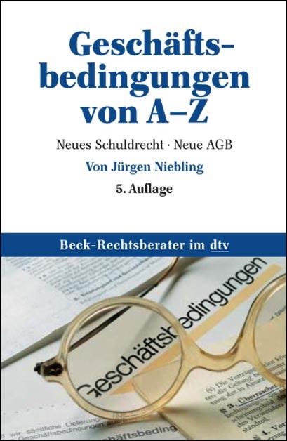 Geschäftsbedingungen (AGB) von A - Z - Jürgen Niebling