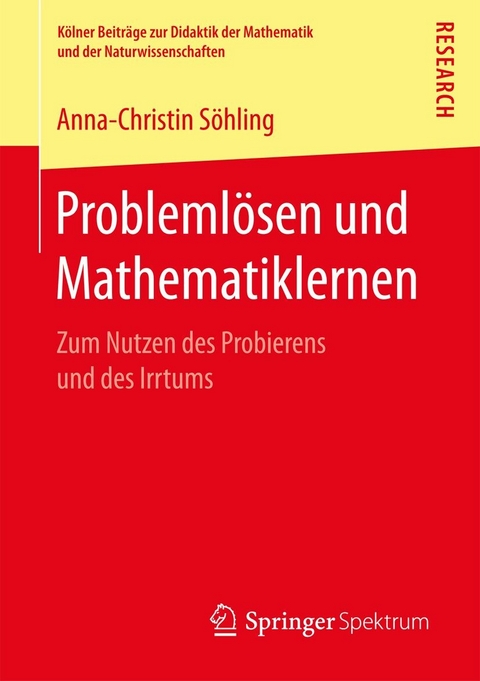 Problemlösen und Mathematiklernen - Anna-Christin Söhling