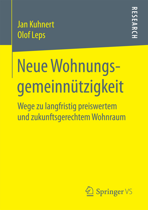 Neue Wohnungsgemeinnützigkeit - Jan Kuhnert, Olof Leps