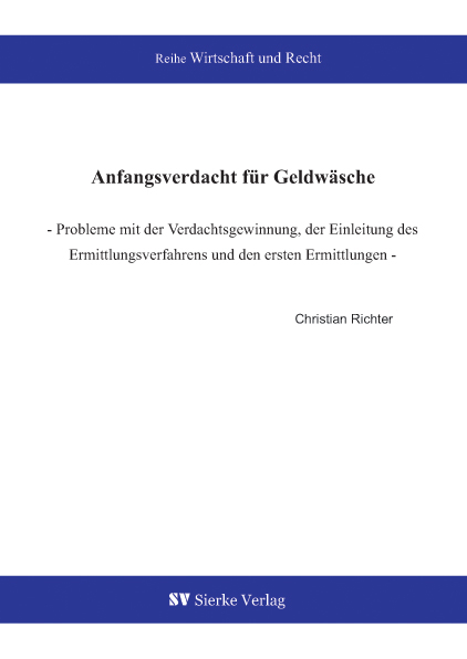 Anfangsverdacht für Geldwäsche - Christian Richter