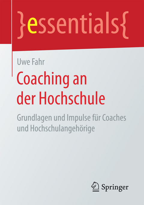 Coaching an der Hochschule - Uwe Fahr