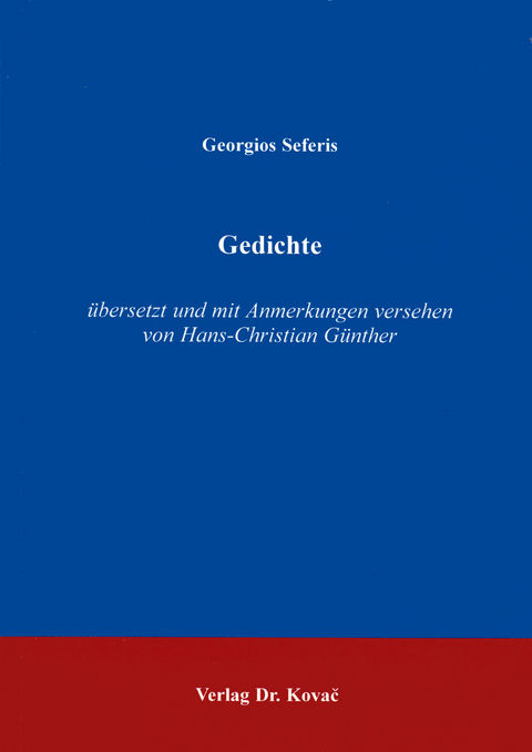 Gedichte - Georgios Seferis