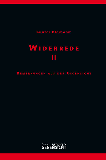 Widerrede II - Gunter Bleibohm