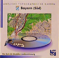 Top50 Bayern. Mit Digitalem Geländemodell. 3D-Darstellung