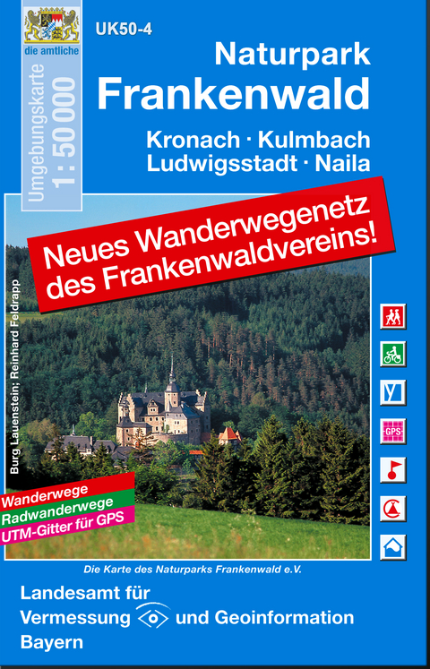 UK50-4 Naturpark Frankenwald - Breitband und Vermessung Landesamt für Digitalisierung  Bayern