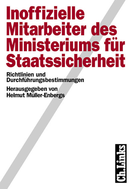 Inoffizielle Mitarbeiter des Ministeriums für Staatssicherheit - 