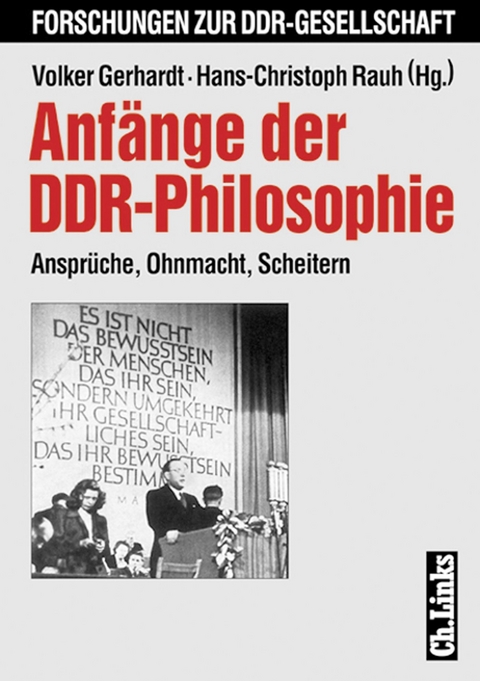 Anfänge der DDR-Philosophie - 