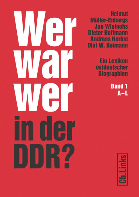 Wer war wer in der DDR? - 