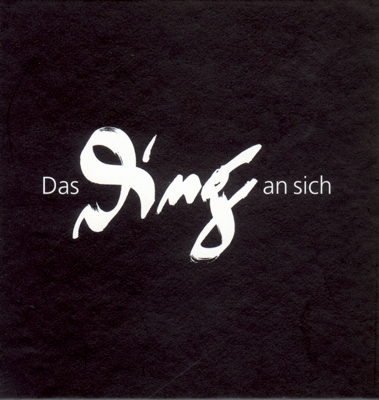 Das Ding an sich - Klaus D Koch