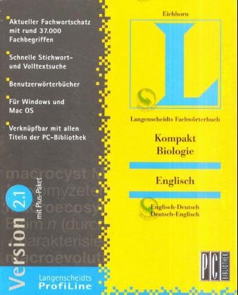 Langenscheidts Fachwörterbuch Kompakt Biologie CD-ROM, PC-Bibliothek - 