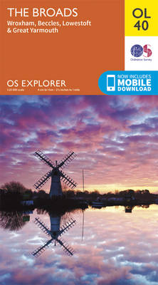 The Broads, Wroxham, Beccles, Lowestoft & Great Yarmouth -  Ordnance Survey