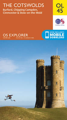 The Cotswolds, Burford, Chipping Campden, Cirencester & Stow-on-the Wold -  Ordnance Survey