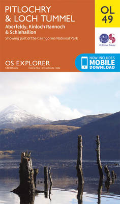 Pitlochry & Loch Tummel, Aberfeldy, Kinloch Rannoch & Schiehallion -  Ordnance Survey