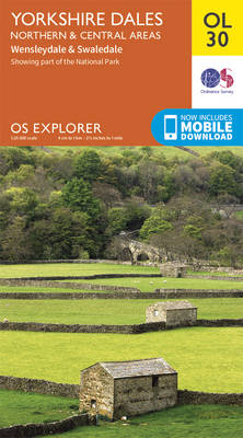 Yorkshire Dales - Northern & Central Areas, Wensleydale & Swaledale -  Ordnance Survey