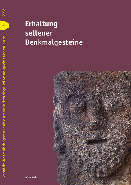 Erhaltung seltener Denkmalgesteine - 