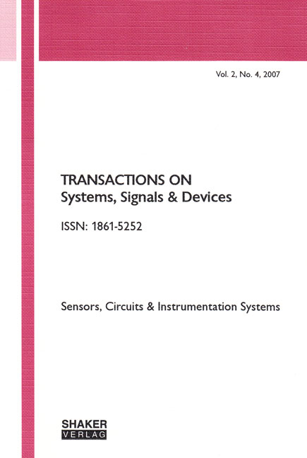 Transactions on Systems, Signals and Devices Vol. 2, No. 4 - 