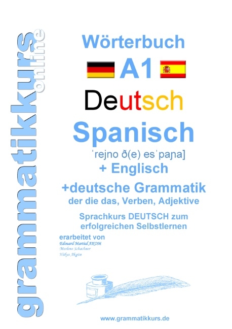 Wörterbuch Deutsch - Spanisch - Englisch A1 - Marlene Schachner