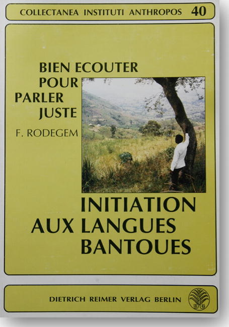 Initiation aux langues bantoues - 